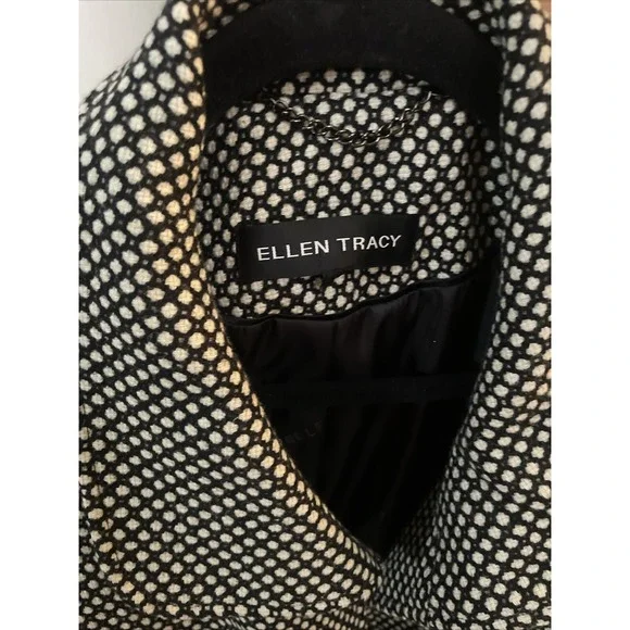 ELLEN TRACY Women's Wool Jacket Size 10 NWT - Picture 3 of 4